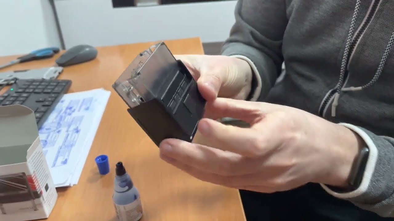 Як заправити печатку