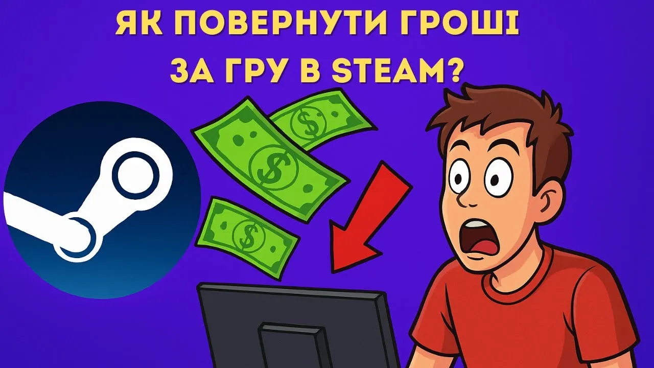як повернути гроші за гру в Steam